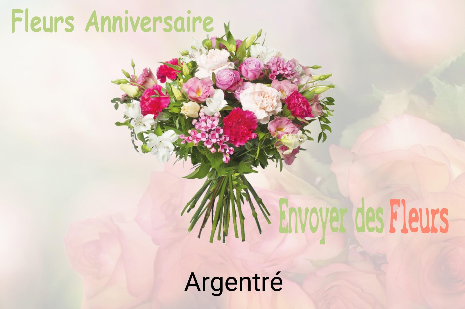 Bouquet de fleurs d’anniversaire livré à Argentré
